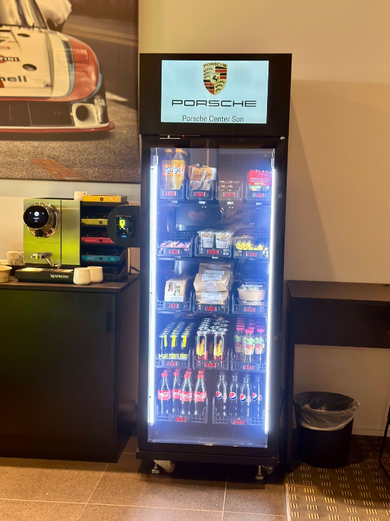 Energy drink vending machine