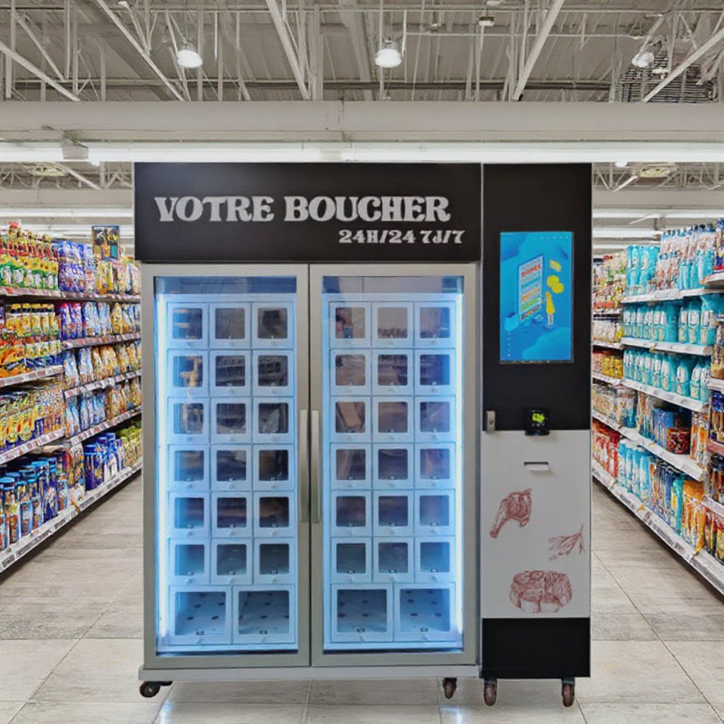 Frozen food vending machine