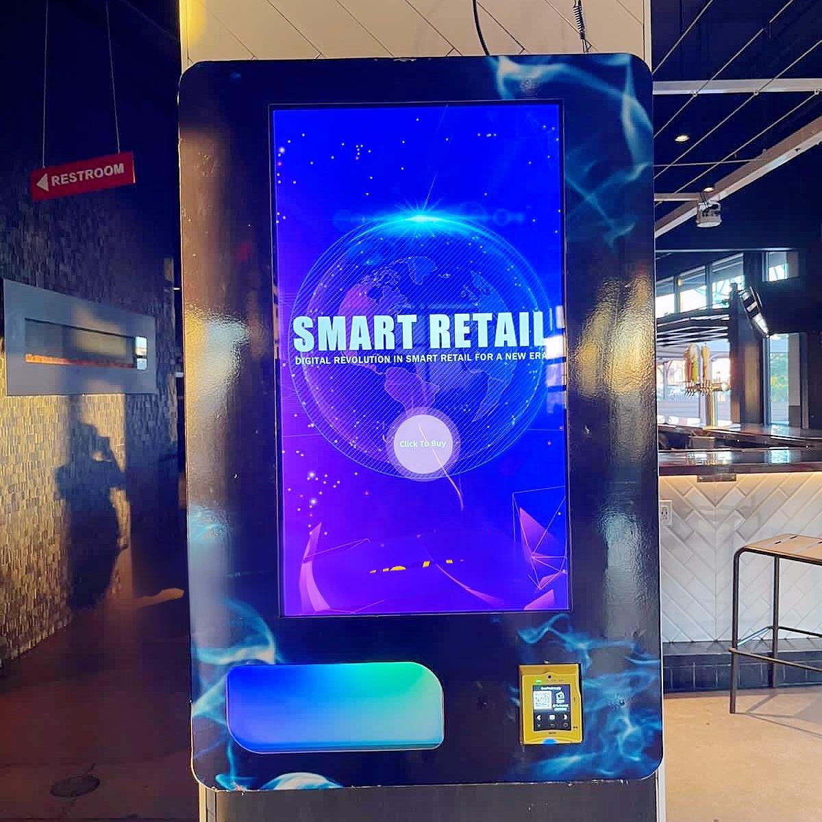 Smart touchscreen vending machine